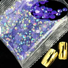 

1000pcs 2mm Resin Rhinestones Flatback Round Glue On Non-Hotfix Rhinestones Appliques For Craft Garment Decoration DIY Nail Art