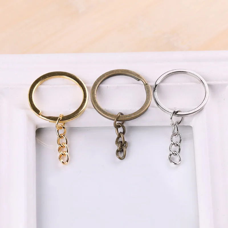 

diy jewelry accessories Gold key ring material bag pendant material Ancient bronze key chain