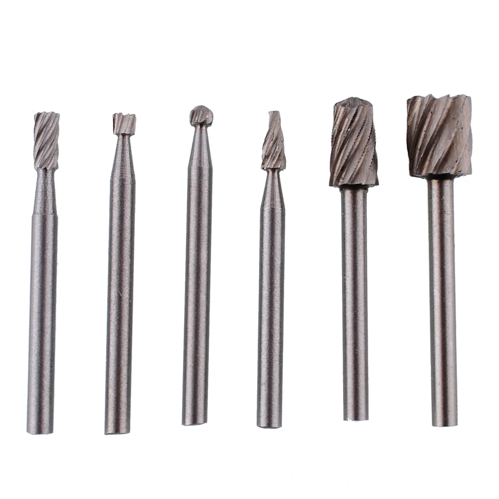 Buy 6Pcs 1Set Abrasive High Speed Steel Rotary File