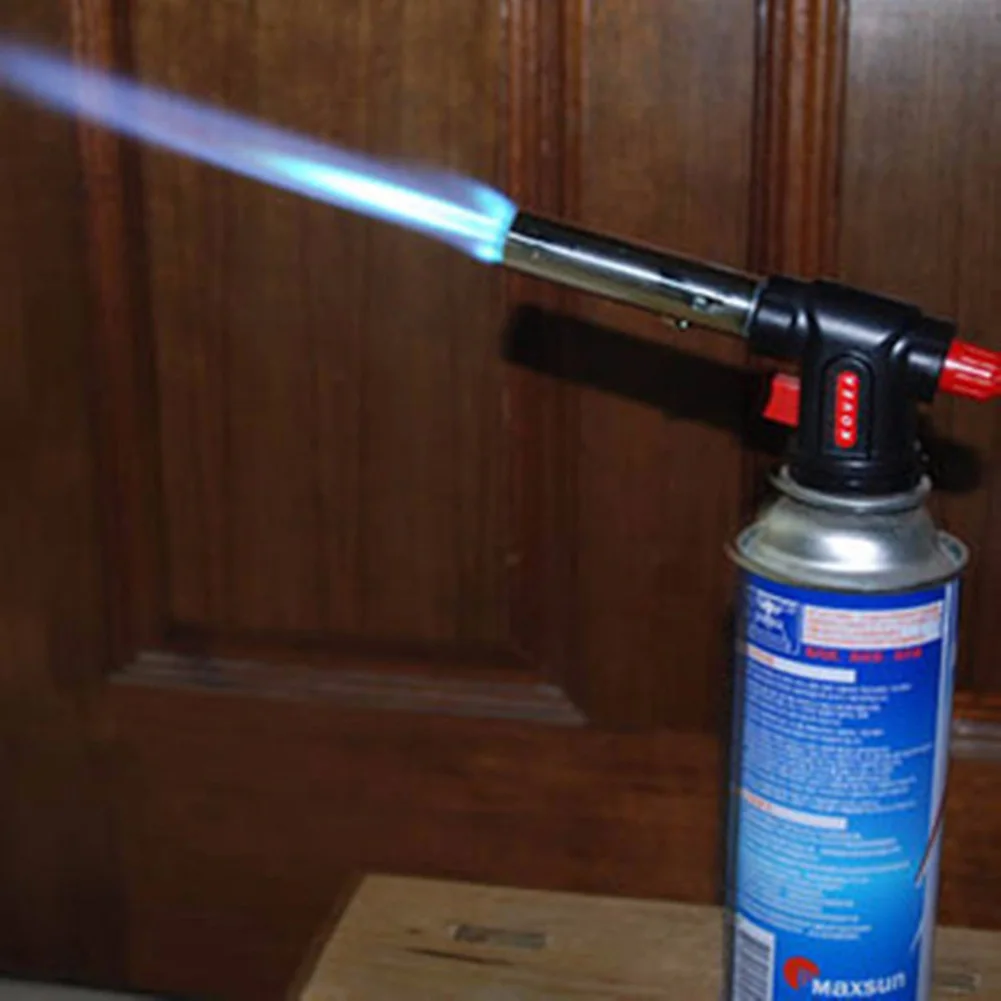 Забавный огнемет горящий бутановый газовый фонарь с автоматическим зажиганием для кемпинга сварочный инструмент для барбекю@ LS JY16