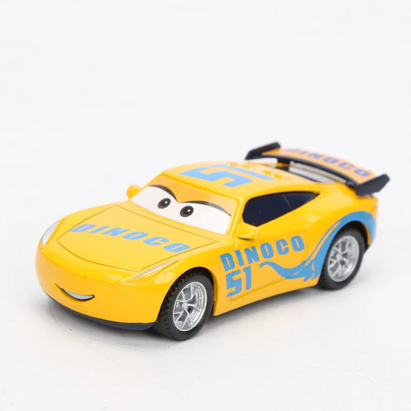4 шт. 7-9 см disney Pixar тачки 3 игрушки Молния Маккуин матер Джексон шторм Круз Рамирез Смоки литье под давлением металлическая модель автомобиля