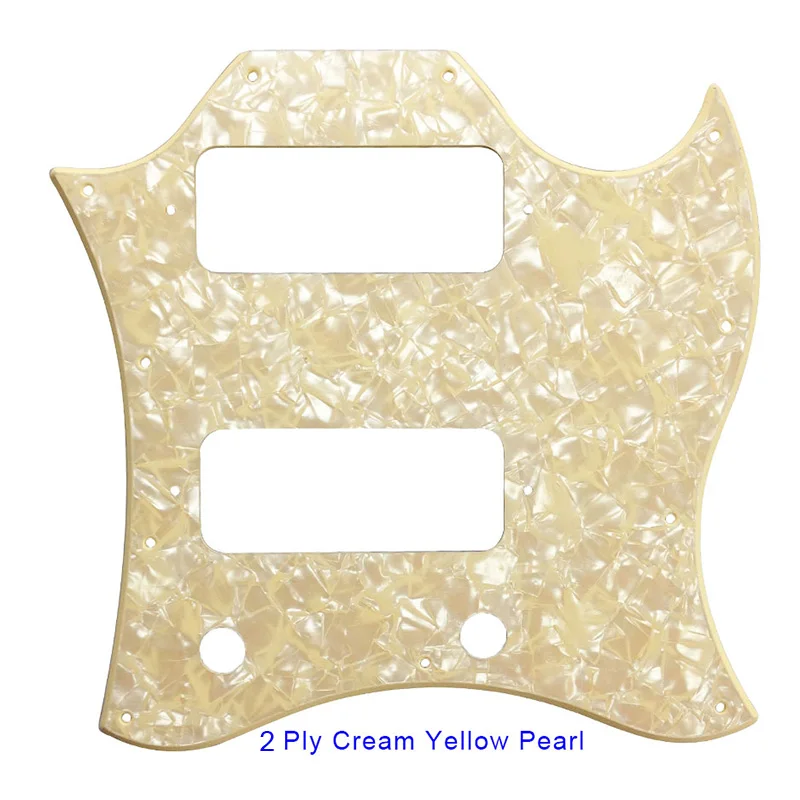 Запасные части для гитары Pleroo pickguard Gibson Standard SG Полнолицевая царапина Route P90 пикапы