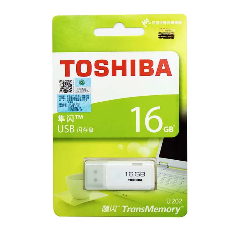 TOSHIBA USB 2,0 U202 флеш-накопитель 16 ГБ флеш-диск USB флеш-накопитель карта памяти Пластиковый usb-накопитель