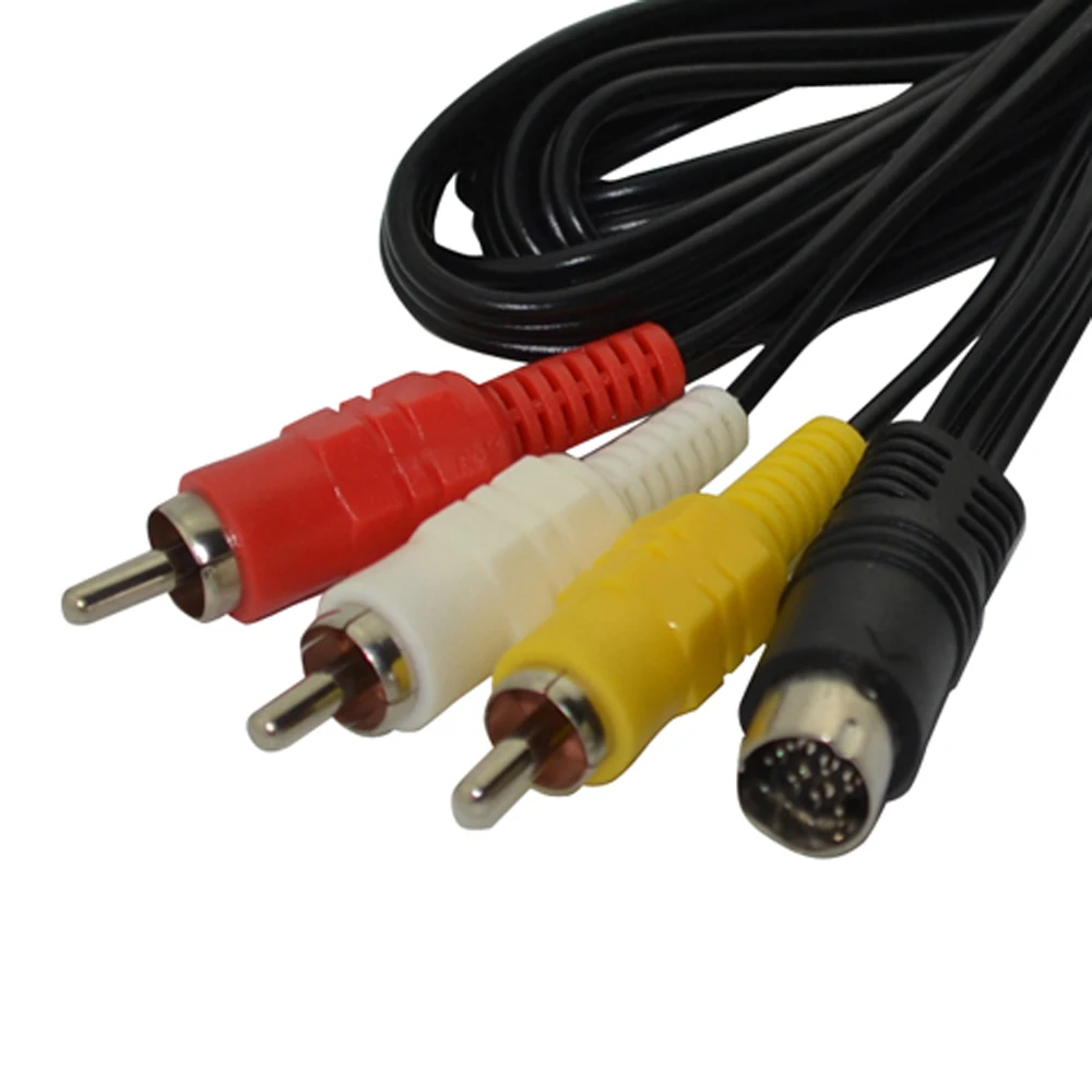 Pces para o Cabo de Sega av da Tomada do Chapeamento de Níquel de 10 Rca para ss Cabo Saturn - Image 5
