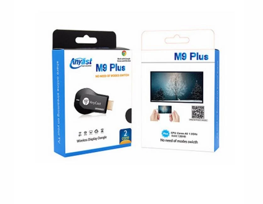 50 компл mirascreen M9 плюс M2 M4 плюс M100 ezcast miracast Air Play hdmi 1080 p tv stick Wi-Fi Дисплей приемник - Цвет: M9plus Support Googl