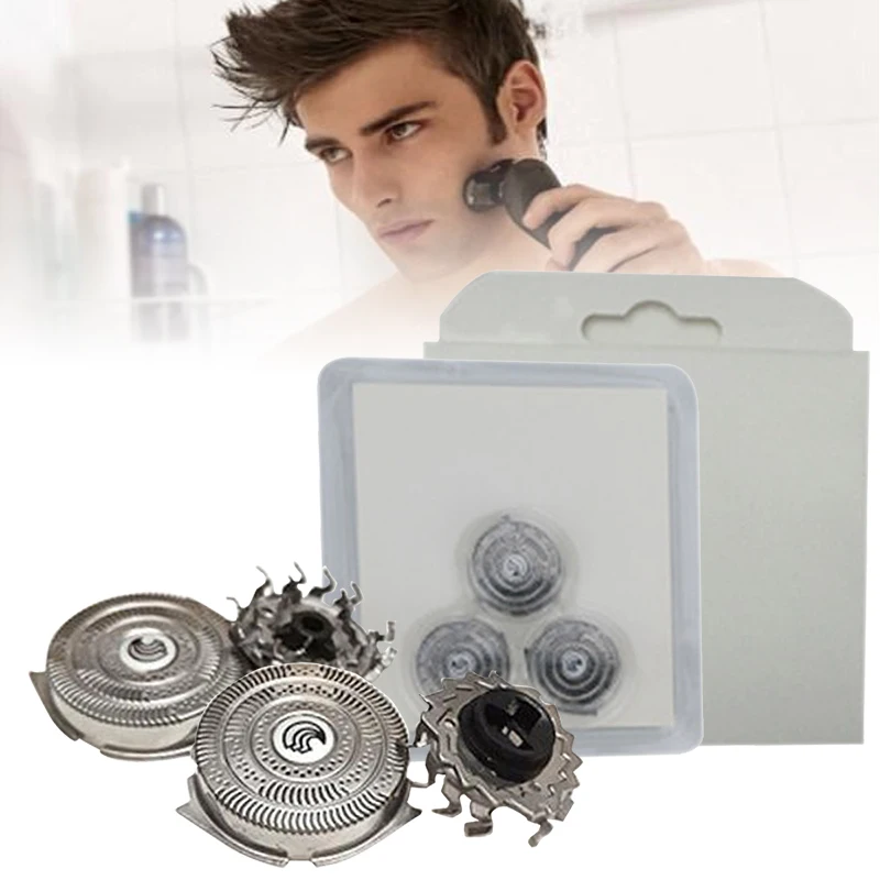 3Pcs Replacement Shaver Heads Blades for SpeedXL HQ9 Razor Safety Razor Blade Shaving Blade