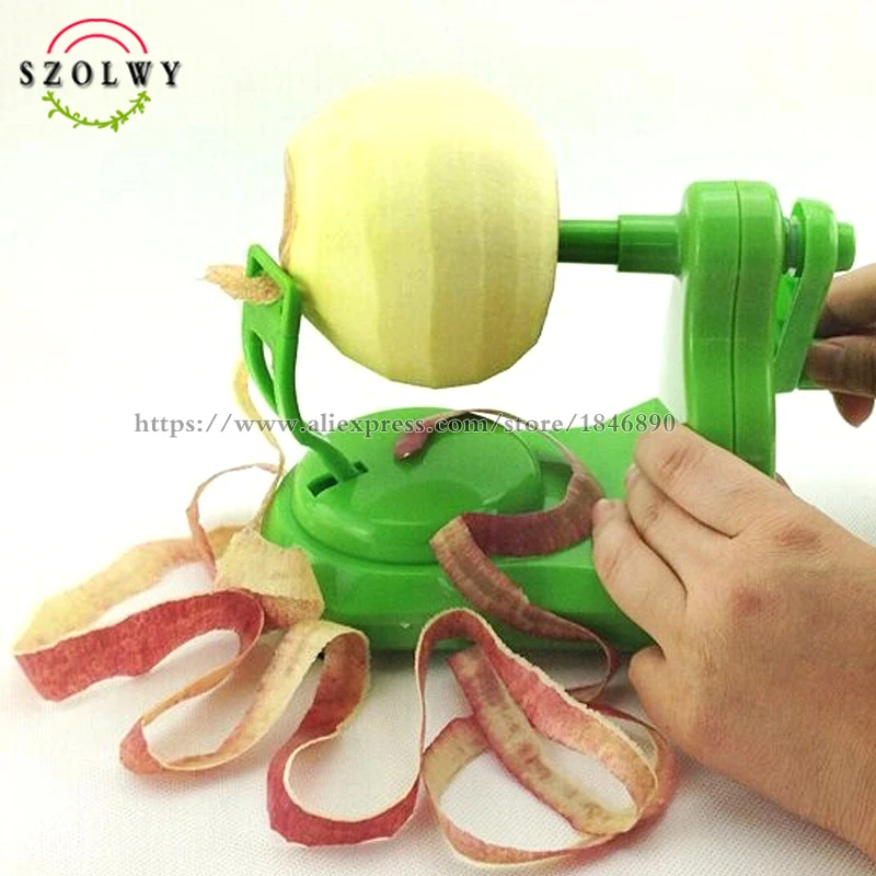 1 шт. креативная Полезная спиральная Овощечистка для фруктов, овощерезка, кухонные аксессуары