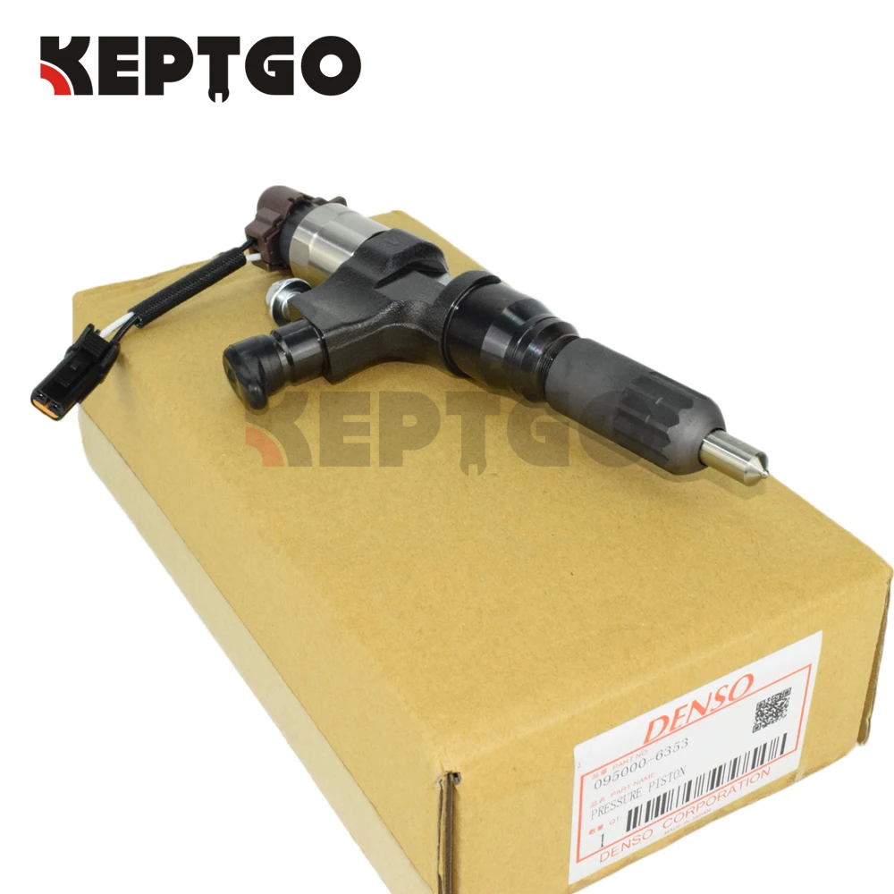 Инжектор дизельного двигателя 095000-6353 23670-E0050 23670E0050 для Kobelco SK200-8/230-8/250-8 Excavator 095000-6350