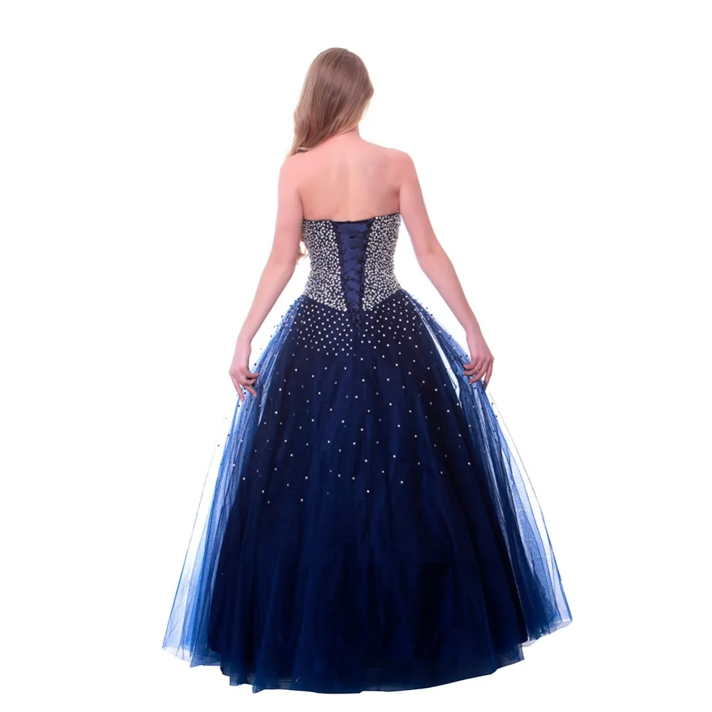 Бальное платье без бретелек Quinceanera бальное праздничное платье Vestido de Festa; Robe de Soiree Выпускные платья Бисер Ballkleid