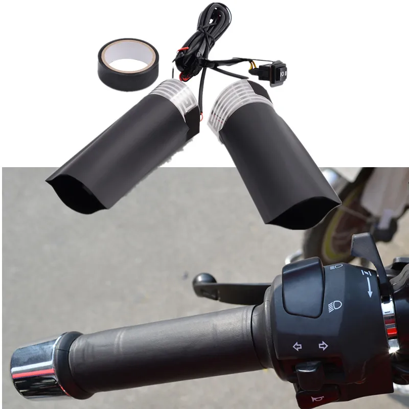 Buy Universal Heated Grips 12V Motorcycle Electric Heated Grips Insert