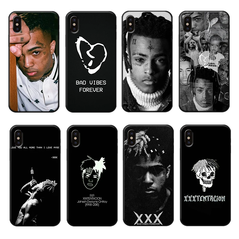 Xxxtentacion чехол для телефона iphone7 8 Plus роскошный мягкий силиконовый iPhone8 6 6s X XR XS Max TPU |