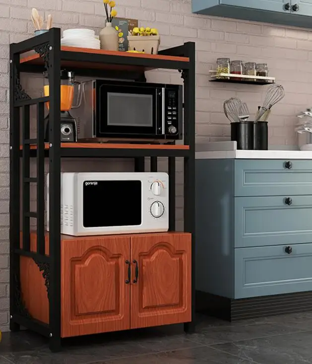 

Kitchen racks floor space space home multi-layer microwave oven racks multi-function storage oven storage cabinet