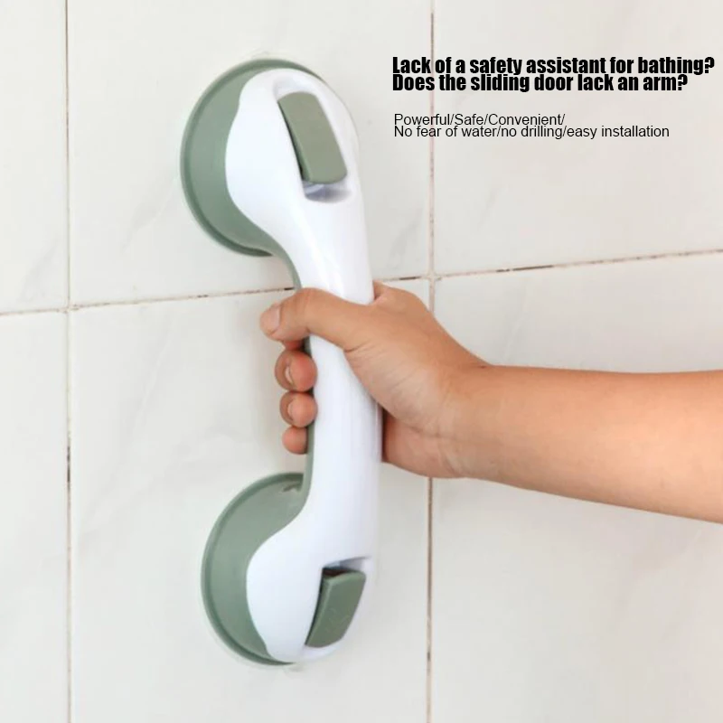 

Bathroom Handrail Suction Cup Non-slip Safety Hand Rail Support Balance Bar Assist Bath Handle JDH99