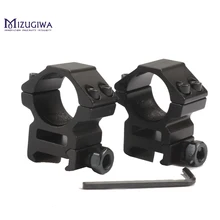 2 шт./лот 25 мм 1 дюйм " кольцо Вивер прицел фонарь рейка 20 мм Пикатинни для фонарика прицел