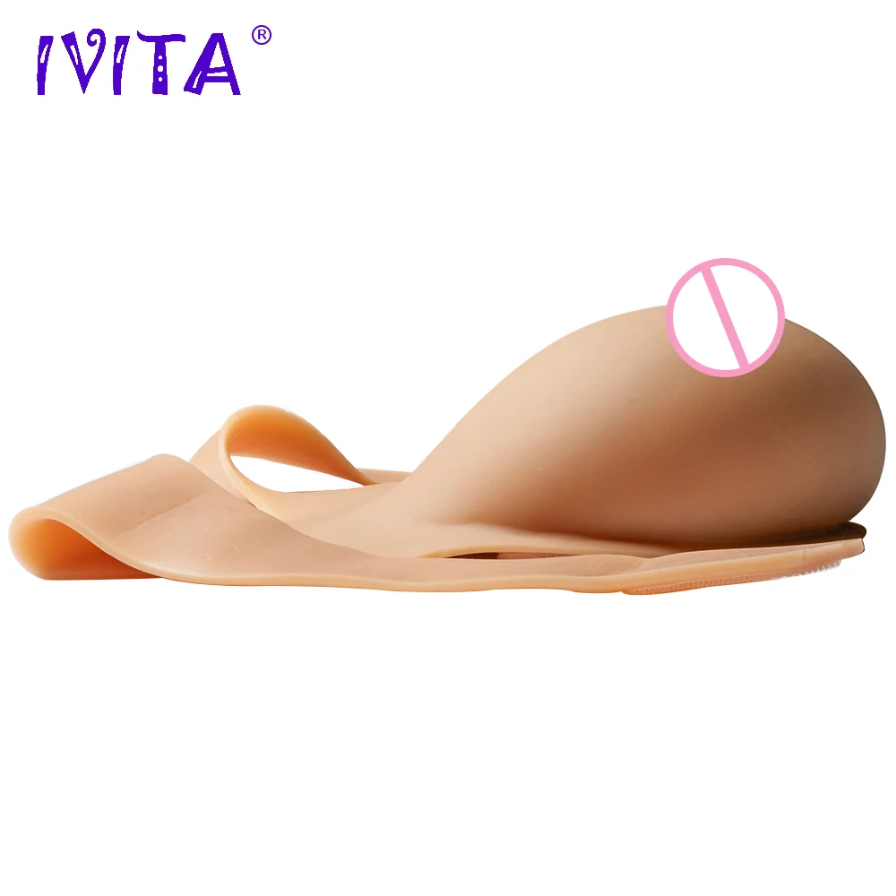 Искусственная силиконовая грудь IVITA 2800 г искусственная для фрикциона королева