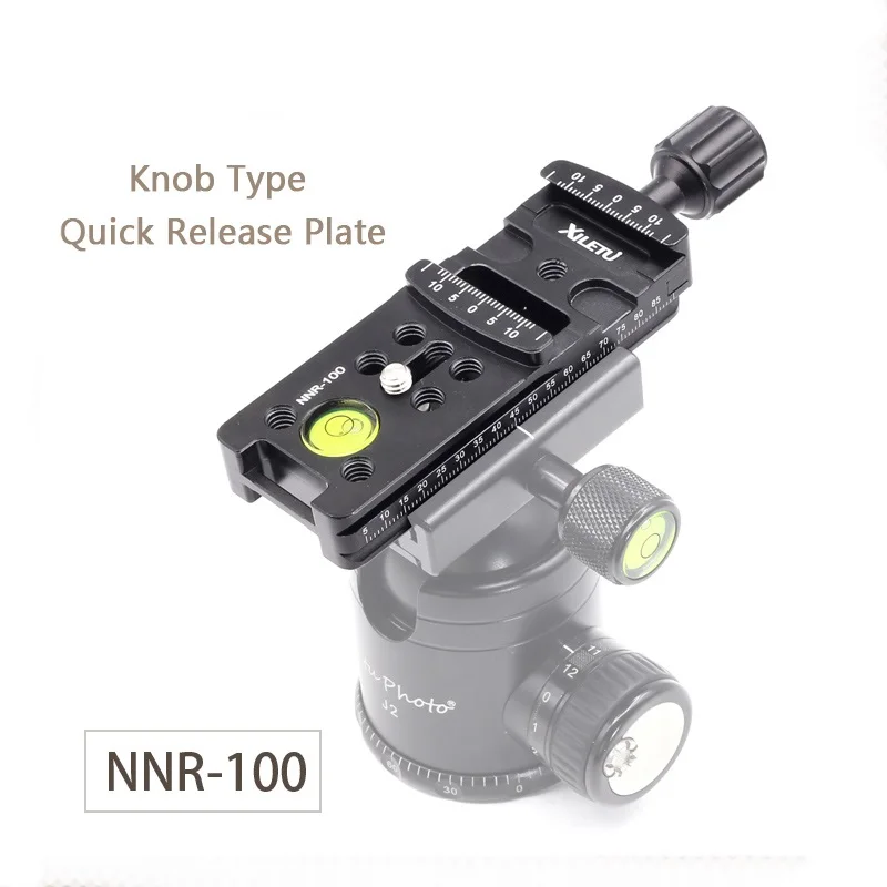cheap XILETU NNR 100 Lengthen Camera Mounting Bracket Quick Release Plate For Digital Camera Arca Swiss Tripod Ball Head