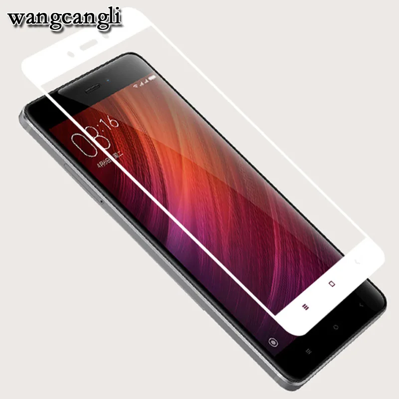 Wangcangli 3D закаленное стекло для xiaomi redmi 4X пленка Note защитное полное покрытие 9H 3d