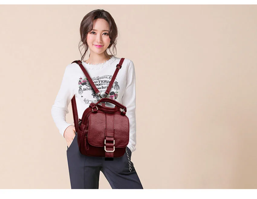 Mochila винтажный рюкзак и сумка a dos femme кожаный рюкзак mochilas escolares para adolescentes женский рюкзак rugtas