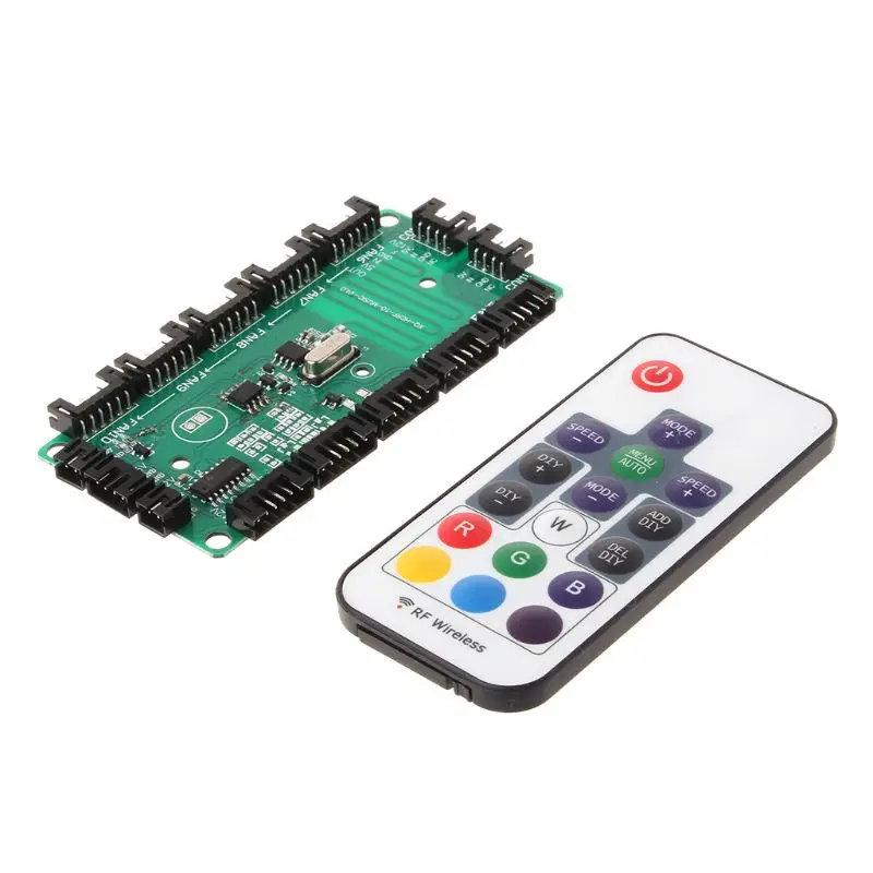 

5V 3 Pin HUB Interface Cooling Fan Splitter Controller For PC Computer Power Supply Adapter Accessories