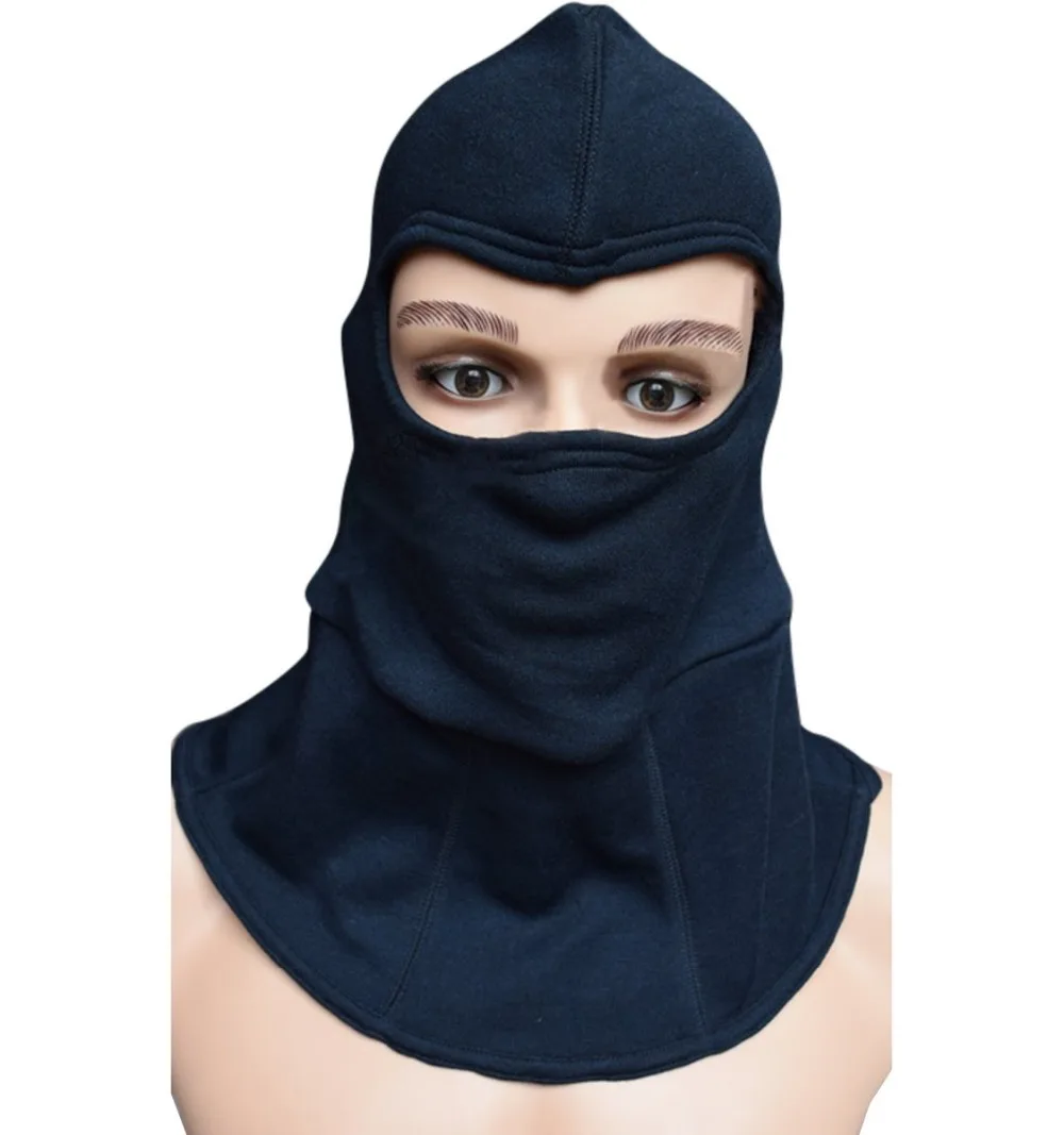 

Kevlar Double Layer Thickened Fireproof Flame-retardant Face Mask Neck Cover Hood Fireman Headgear