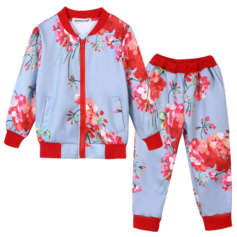 

2019 Autumn Winter Girls Clothes Coat+Pants 2pcs Outfit Kids Clothes Girls Sport Suit Children Clothing Sets 7 8 9 10 11 12 Year