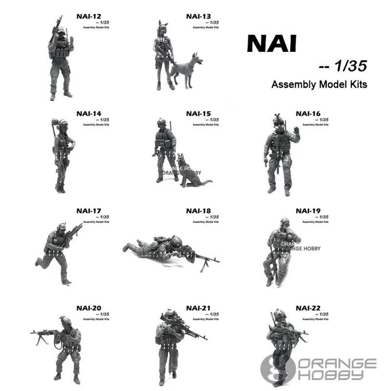 OHS YuFanModel 1/35 NAI 12 22 Series Part II Современная армейская сборка военная модель