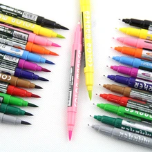 12 цветов набор маркеров для живописи жирный алкогольный двуглавый художник эскиз маркеры Copic ручка для анимация дизайн Манга