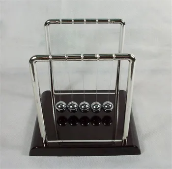 

Handmade Newtons Cradle Metal Balance Ball ABS Pendulum Ball Physics Science toy Educational Teaching Decor Accessory miniatura