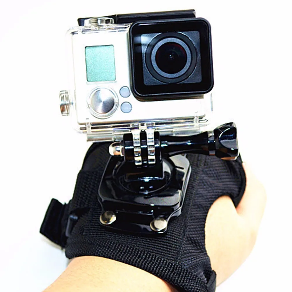 Glove-style wrist banda Mount Strap Accessories for GoPro Hero 3+//3//2//1
