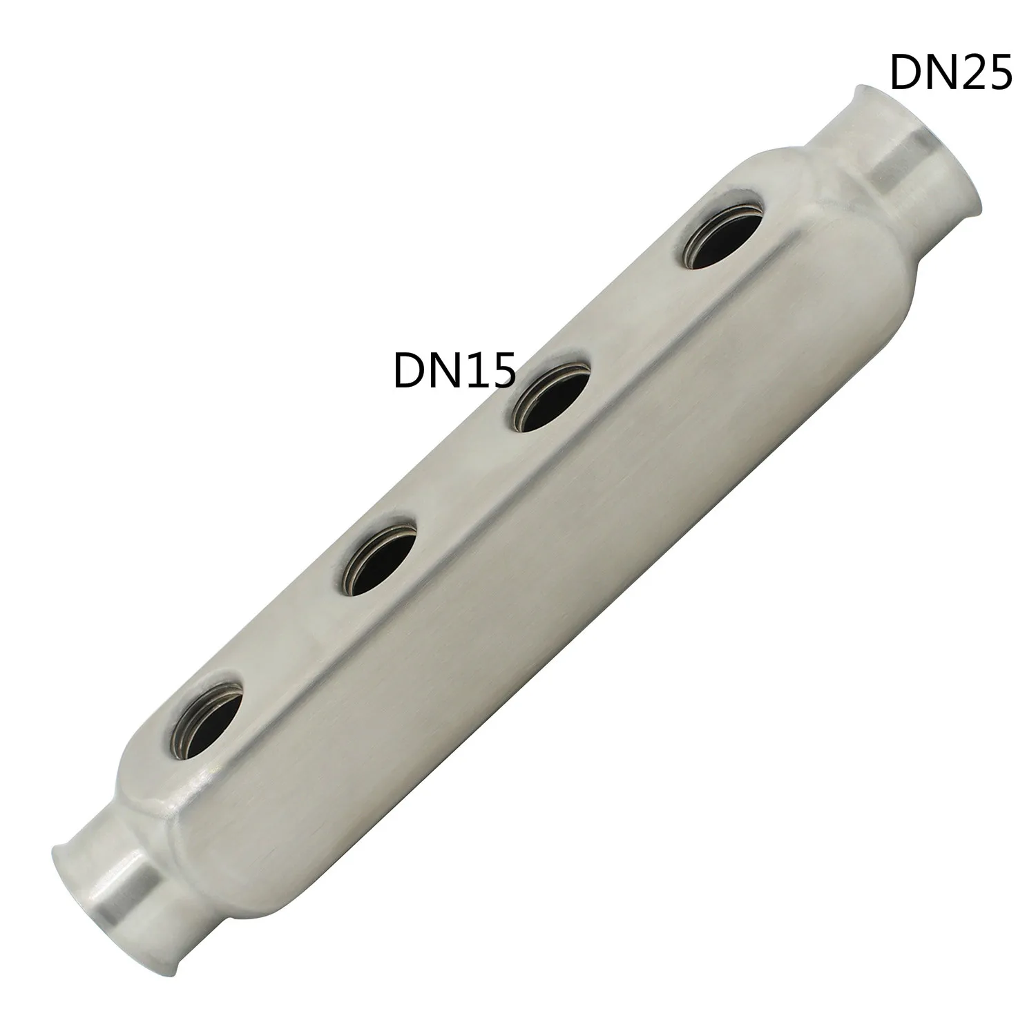

2-10 way Floor heating system accessories stainless steel 304 Water Distribution Manifold for Underfloor Heating System DN25