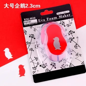 

free shipping 1 inch (about 23mm) penguin model of eva foam cutter paper punches craft punch scrapbooking puncher