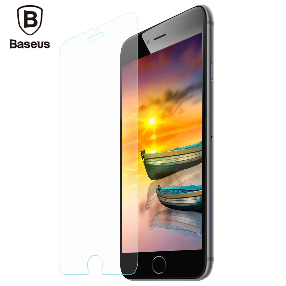 Baseus 9H 0.3mm Transparent Non Full Screen Light-Thin Protective Tempered Glass Film Shatter-Resistant for IPhone 7+ 5.5 Inch | Мобильные