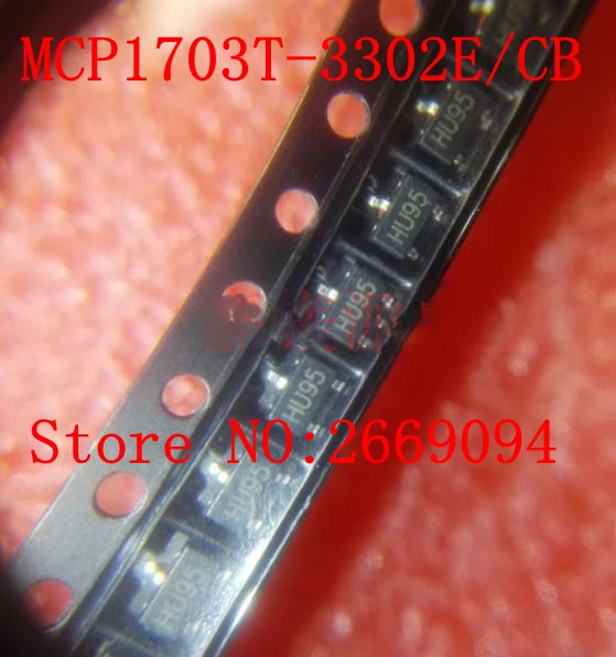 100PCS /200pcs /500pcs MCP1703T-3302E/CB SOT-23 MCP1703 3.3V SOT23 HU95 HUxx MCP1703T new original | Электроника