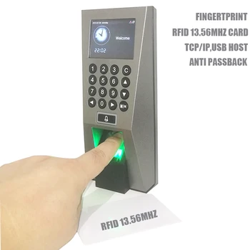 

Fingerprint Door Access Control Fingerprint & 13.56Mhz RFID Card Access Control System Finger Door Lock Controller F18