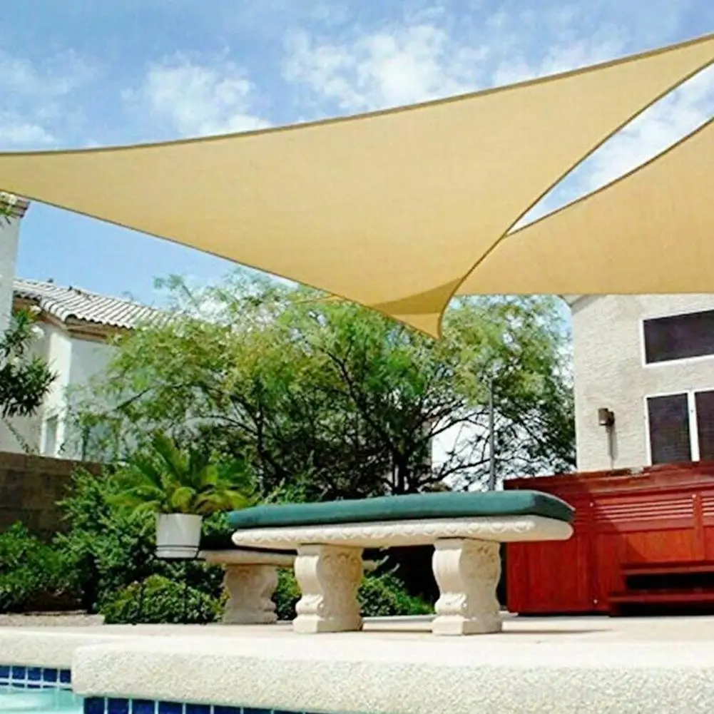 360 × 290 см пляжный солнцезащитный козырек УФ парус открытый сад водонепроницаемый тент навес козырек для террасы палатка для кемпинга
