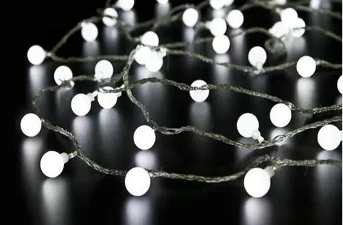 

20pcs 10M 100LED Ball Linkable Fairy String Light Christmas/Wedding/Xmas Bar Garden party 8 mode 220V w/tail plug-8 color option