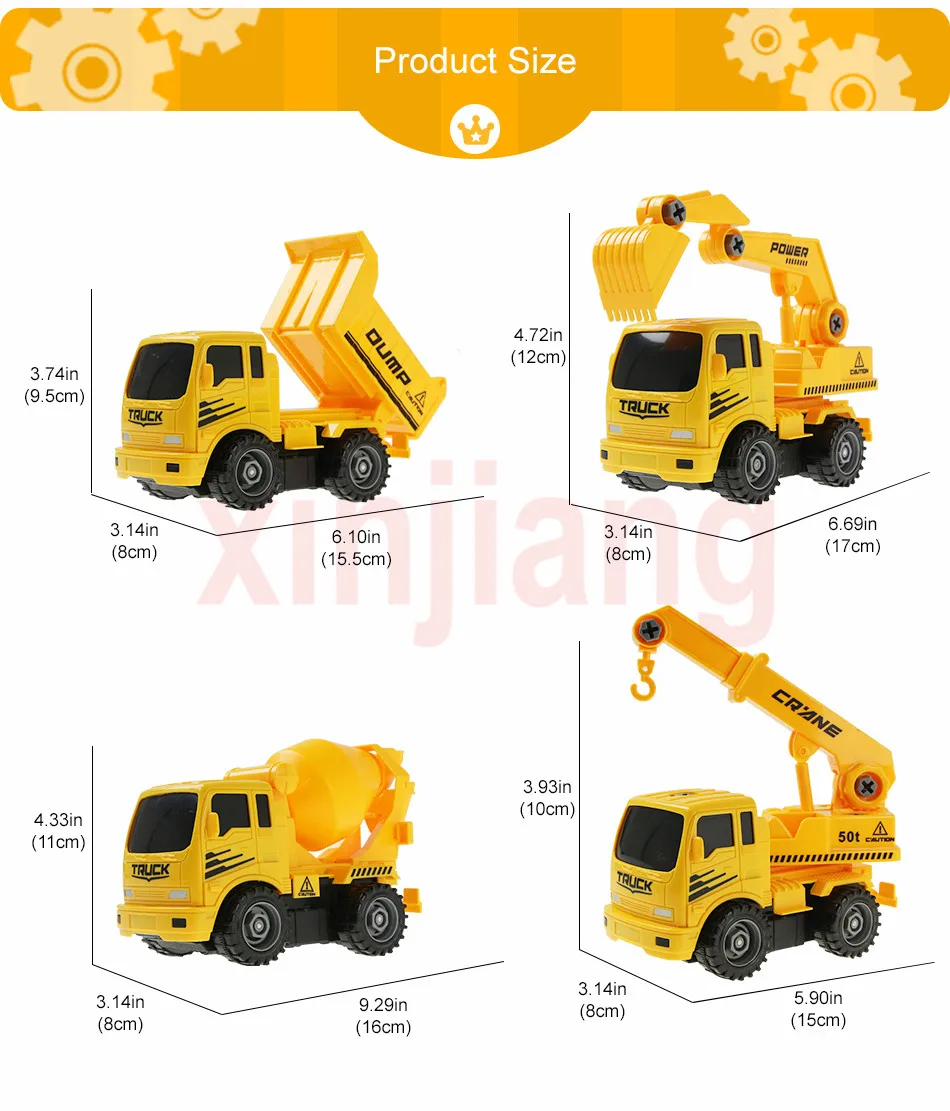 4 стиля, сборная машина, пластиковая отвертка, автомобили, грузовик, игрушки, Инженерная модель автомобиля, игрушки для детей, мальчиков}