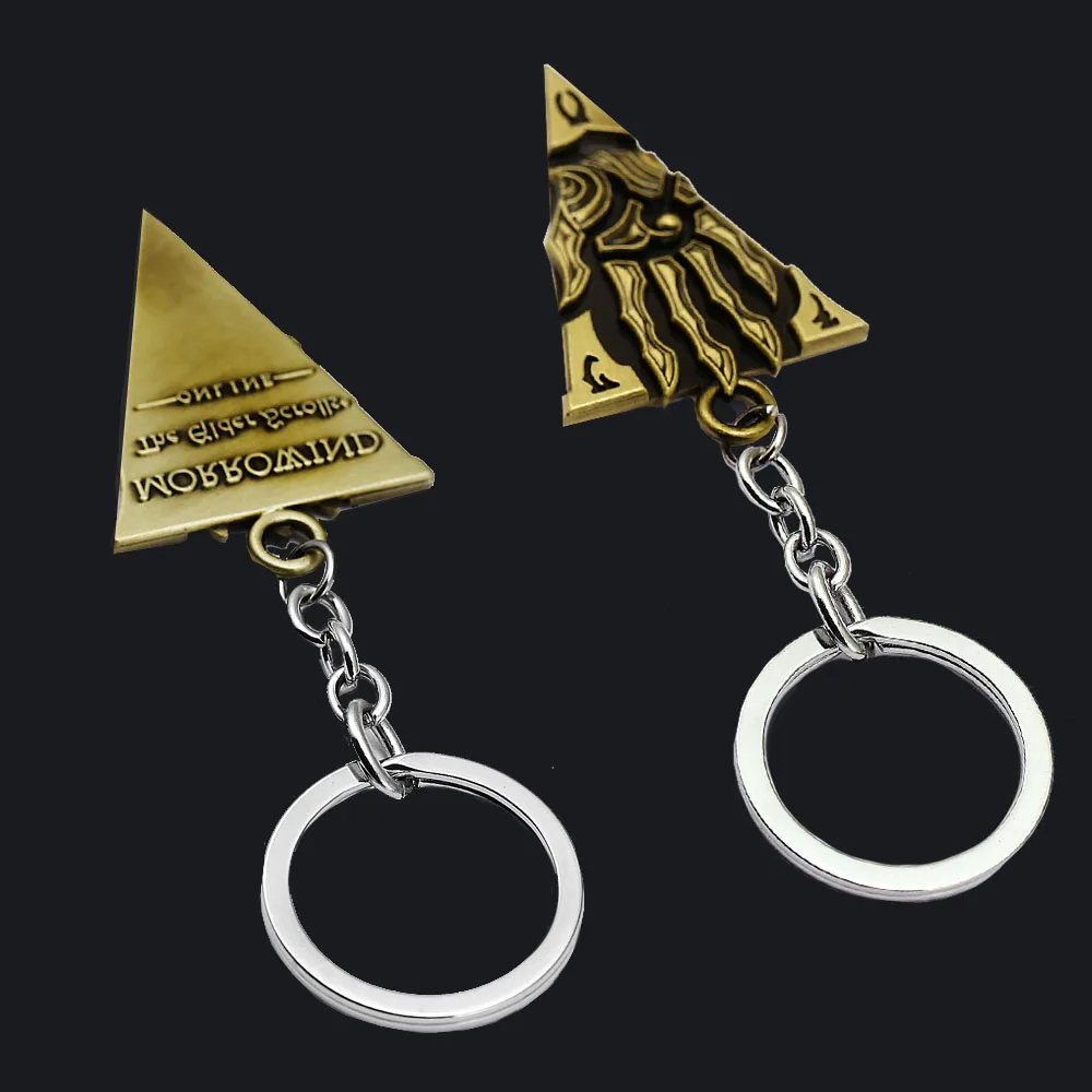 RJ Hot New Games The Elder Scrolls Morrowind Letter Keychains Skyrim