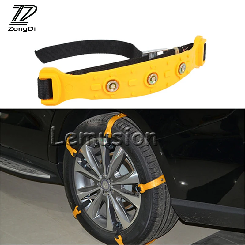 

ZD 10pcs Car Tire Anti-skid Snow Tyres Chains For Volkswagen VW Polo Golf 4 5 6 7 MK4 MK6 MK7 Touran T5 Tiguan Touareg 2016 2017