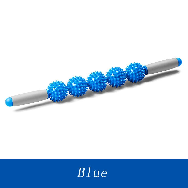 M4 Blue 4 типа многоцветная дополнительная мышечная роликовая палка для всего тела, Йога, массажная палка для расслабления мышц, Йога, упражнения - Цвет: M4 Blue