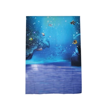 

5x7ft Blue Sea Ocean The Underwater World Photographer's Digital Studio Vinyl Floor Photography Backdrops Background