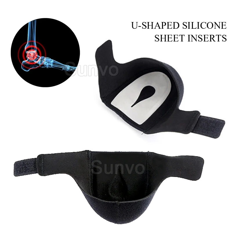 PU Silicone Gel Heel Grip Back Liner Shoe Insole Pad Foot Care Protector SEBIYT 