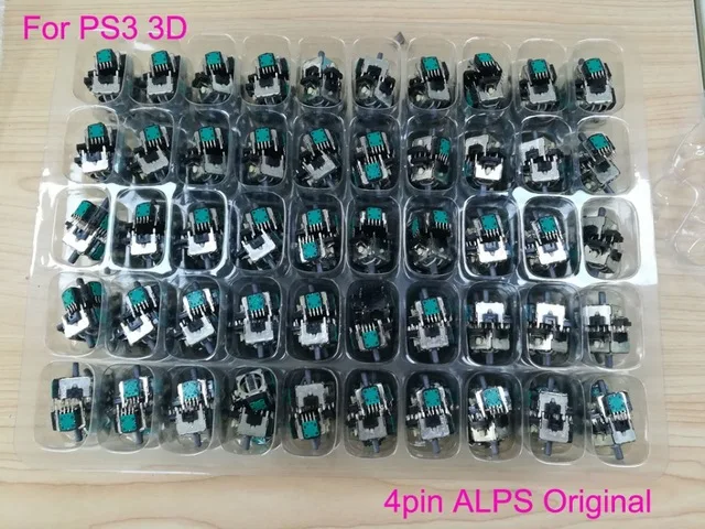 

Original ALPS for PS3 3D Joystick Analog Thumbsticks Stick Module Rocker 4pin for PS3 Controller 100pcs/lot