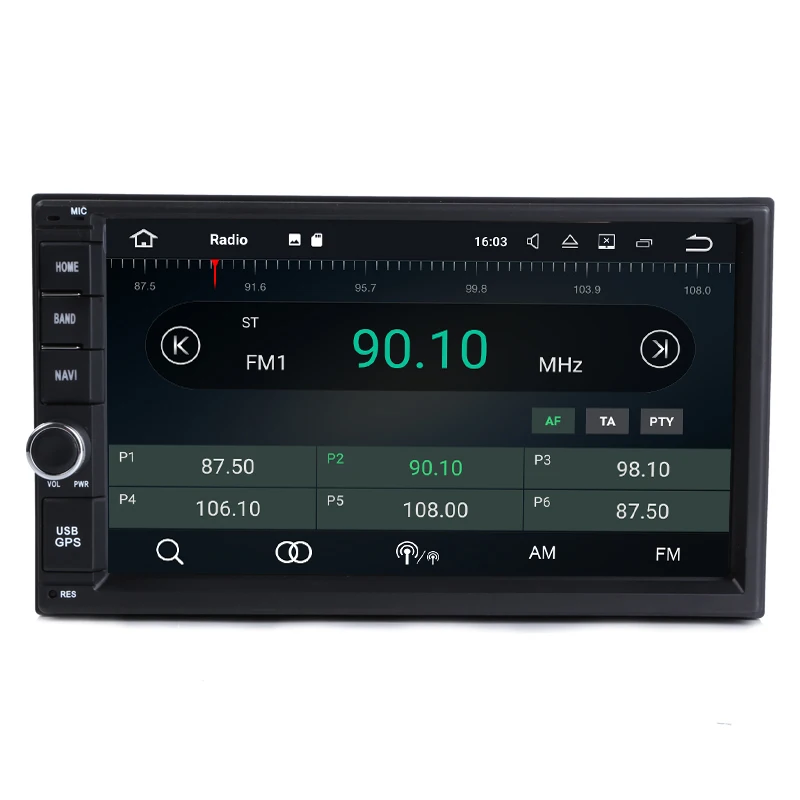 Flash Deal In Dash Android 7.1-CPU Double 2 Din Car radio GPS Navi Radio Player Stereo Headunit Video BT Car PC CD WiFi 3G car parking 2