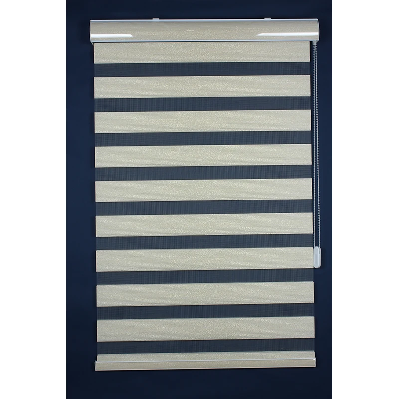 

Manual zebra roller blind with smoothly chain and imported fabric