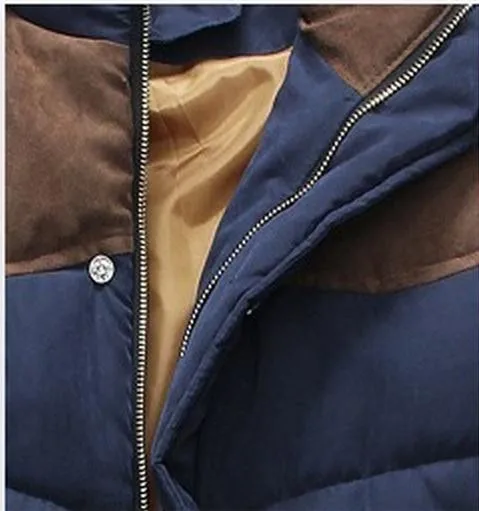 Парки Горячая Распродажа Для мужчин зимнее пальто хлопка-комбинированное пальто зимняя куртка плюс Размеры куртка высокое качество Куртки 16745