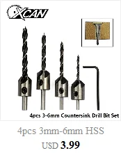 Xcan 3 предмета одежды в комплекте на возраст от 4 до 12 лет/20/32 мм HSS Спиральная рифленая центровочное сверло карбида вольфрама с покрытием Алюминий Мини-дрель аксессуары Титан шарошечное буровое долото с резьбовой головкой