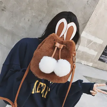 

Bag 2020 women's new autumn winter satchel fashion girl single shoulder bag Bucket Bag