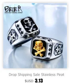 BEIER Cobra Red Stone Snake Ring Factory Price Stainless Titanium Steel Punk Heavy Metal Animal Jewelry BR8-216