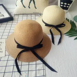 Модные Повседневное Для женщин широкими полями Летний пляж солнце шляпа соломенная флоппи Элегантный Богемия Кепки Бумага соломенная